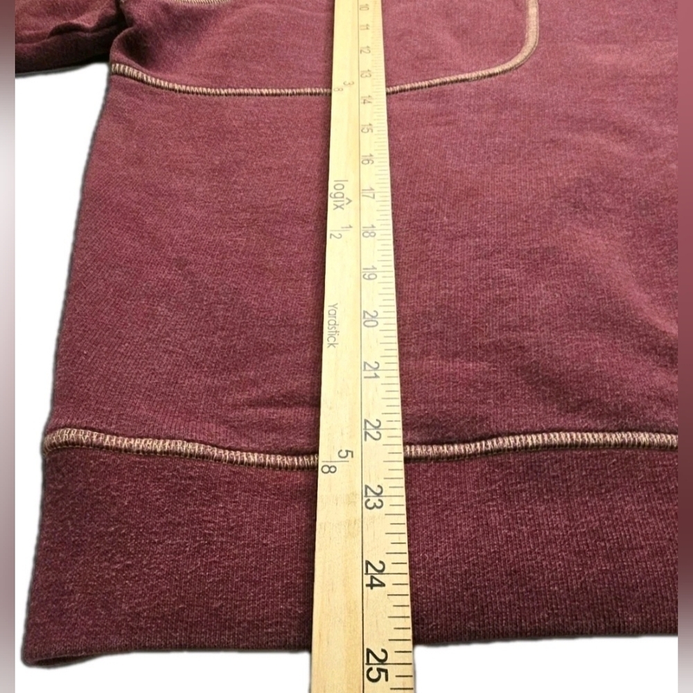 Burberry London Men’s L Burgundy Crewneck Sweatshirt - Picture 4 of 11